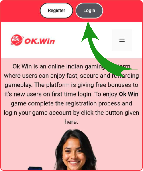 Ok Win Login Step 1