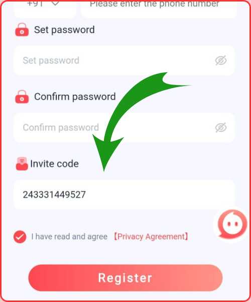 Ok Win Register: Step 3