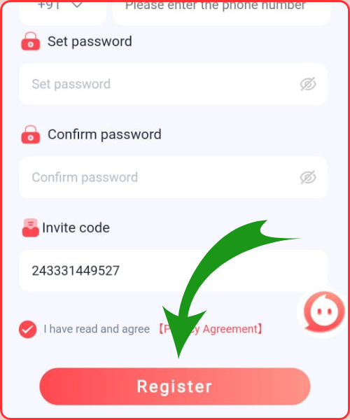 Ok Win Register: Step 4